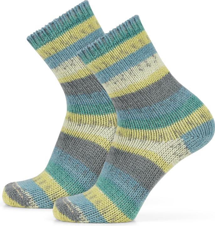Actual product image Normani 2 Paar Gestrickte Wollsocken Bunt-geringelt (pack of 2, 39 - 42)