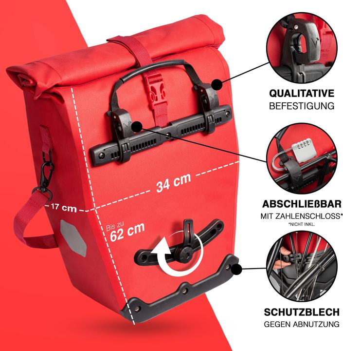 Produktbild Valkental ValkOcean (28 l, Gepäckträgertasche)