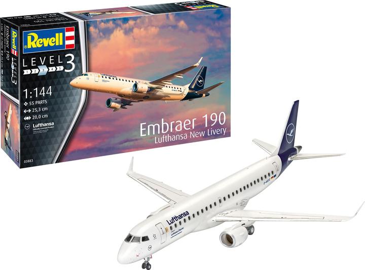 Produktbild Revell Embraer 190 Lufthansa New Livery