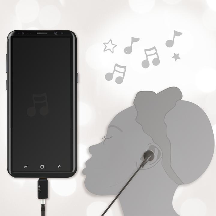 Actual product image LogiLink 3.5 mm USB-C (Digital -> Analog)