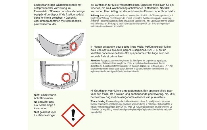 Produktbild Miele Duftflacon Nature (50 Waschgänge, Flüssigwaschmittel)