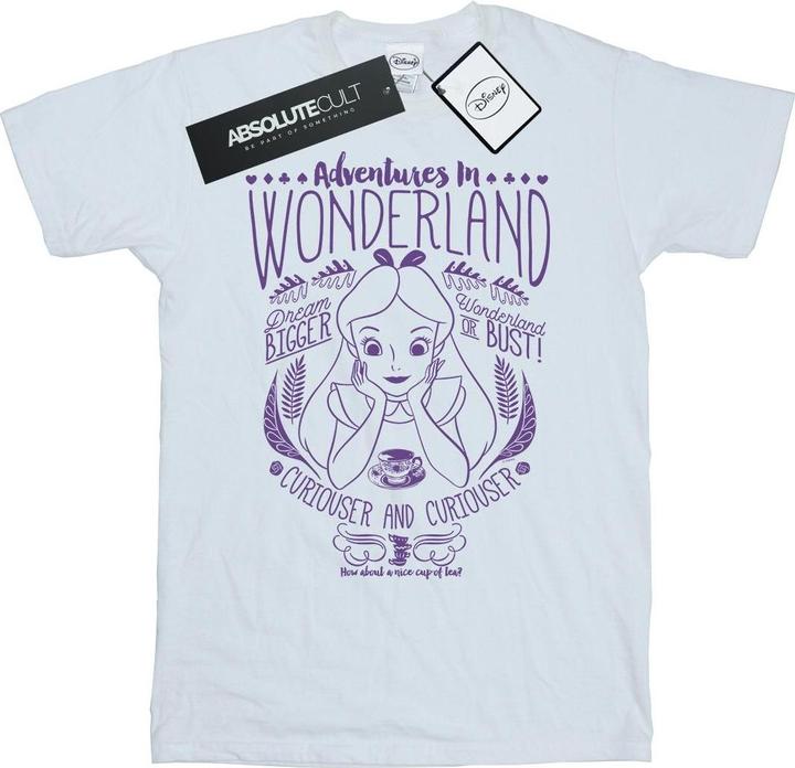 Immagine prodotto Disney Alice In Wonderland Adventures In Wonderland Maglietta Ampia Donna (XL)