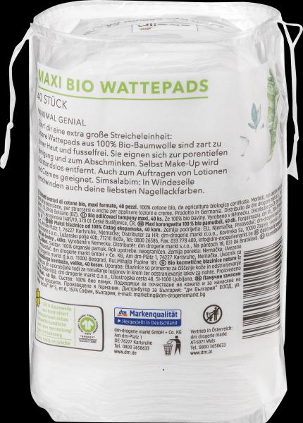 Produktbild dm ebelin Wattepads Bio Maxi