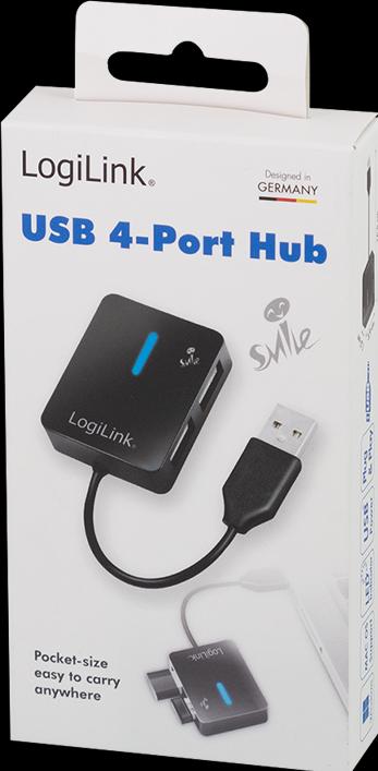 Immagine prodotto LogiLink Smile (USB-A, 4 Porti)