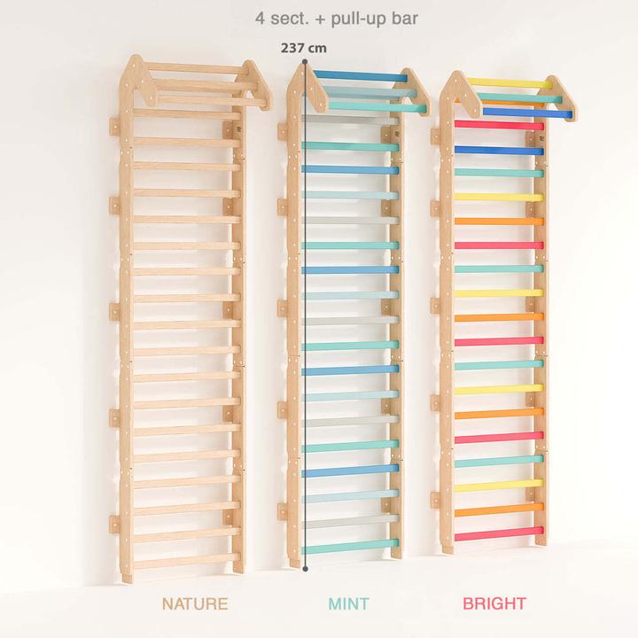 Produktbild Montessori Sprossenwand - MaxiPlus - Bright ® Sport&Gym