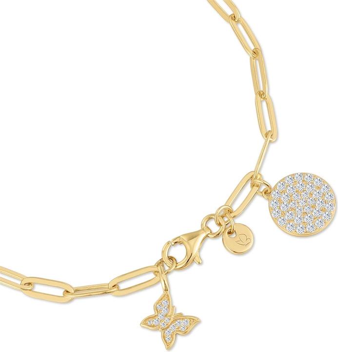Glanzstücke München Damen Armband - 36506 (19 cm, Sterling Silber)