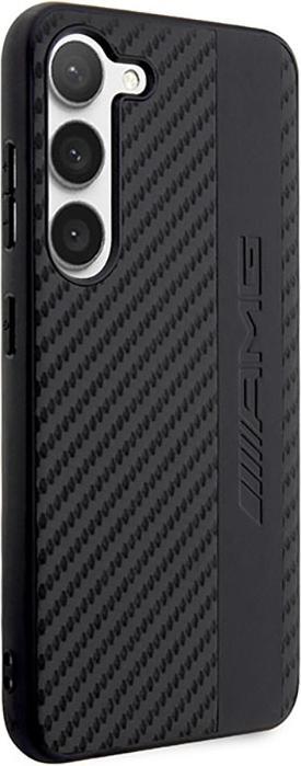 Produktbild Mercedes AMG AMHCS23MBLSCA S23+ S916 czarny/black hardcase Carbon Stripe&Embossed (Samsung Galaxy S23+)