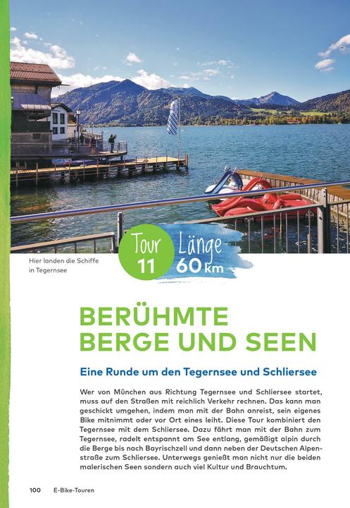 Produktbild Die 28 schönsten E-Bike Touren in Oberbayern (Deutsch, BVA BikeMedia GmbH, 2023)