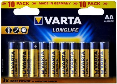 Actual product image Varta Longlife (10 pcs., AA, 2800 mAh)