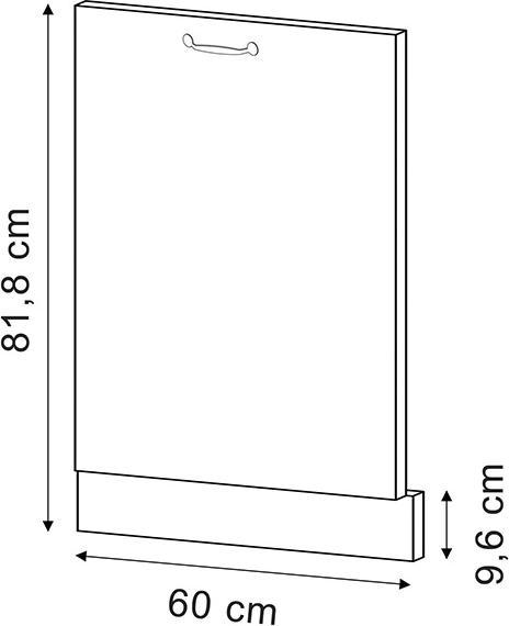 Image du produit Vichy R-Line, Weiss Landhaus/Anthrazit, 60 cm, AP Eiche