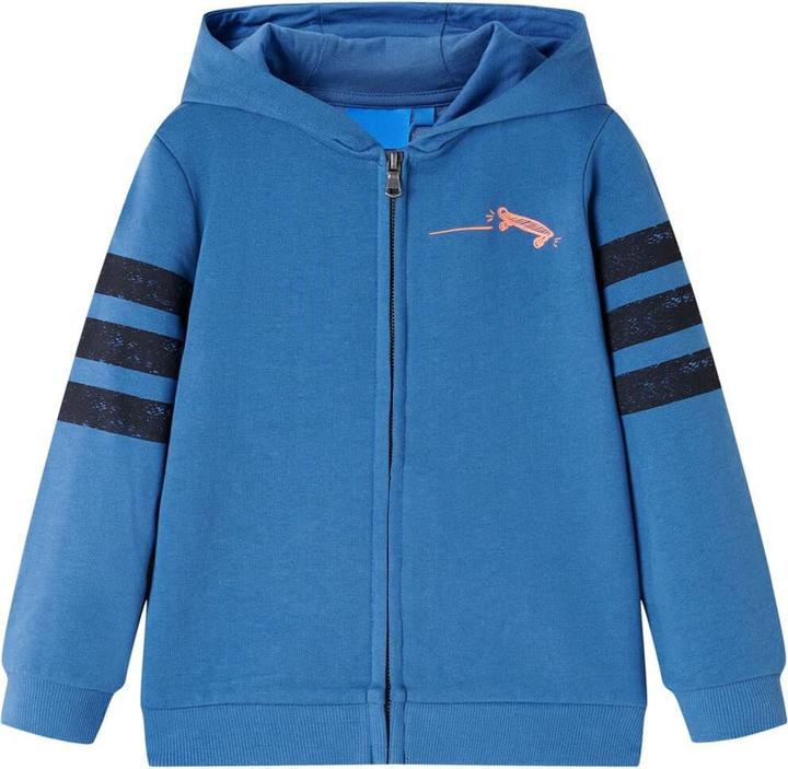 Image du produit VidaXL Sweat à capuche enfant bleu 104,Composition : 80% coton. 20 (104)
