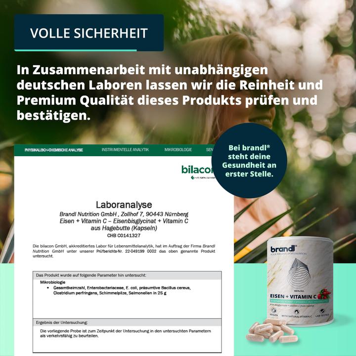 Image du produit Brandl-Nutrition Comprimés de fer (bisglycinate de fer) (1 pièce(s), Capsules, 60 g)