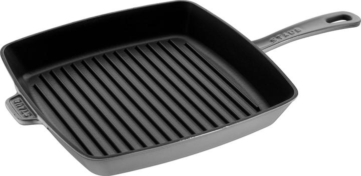 Produktbild Staub American Grillpfanne 30 cm, Graphit-Grau, Gusseisen (30 cm, Grillpfanne, Gusseisen)