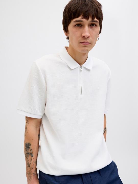Actual product image Jack & Jones Jjeaustin Zip Polo Ss Noos (XL)