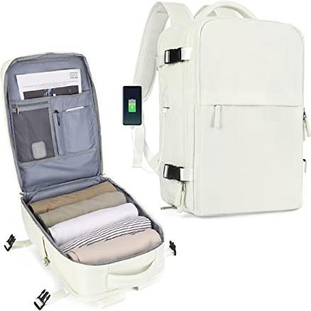 Image du produit Only-Bags.Store Sac de cabine pour EasyJet 45x36x20 Travel Rucksack Ryanair avec port USB Avion Sac à dos
