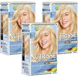 Garnier Nutrisse Permanent Care Hair Colour with Nourishing Fruit Oils 100 Extra Light Natural Blonde Summer