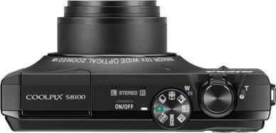 Actual product image Nikon Coolpix S8100, 12MP, 10x zoom, FullHD movies, black (1/2,3'')