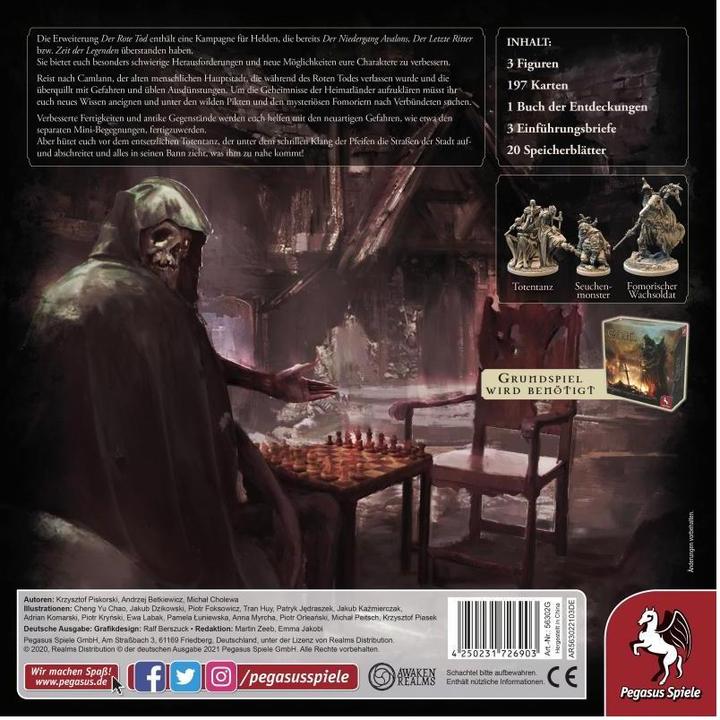 Actual product image Pegasus 56302G - Tainted Grail: Der rote Tod (DE-Erweiterung) (German)