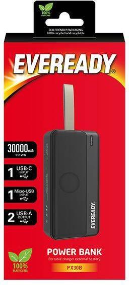 Actual product image Eveready external battery (30000 mAh, 111 Wh)