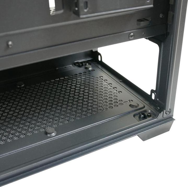 Actual product image LC-Power Housing MidiTower 715B black USB3.2/Audio,without power supply,SEAMLESS X (mATX, Mini-ITX, ATX)