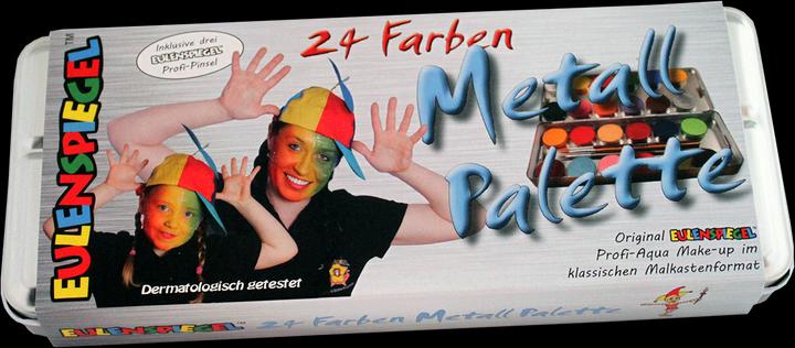 Eulenspiegel Tavolozza di metallo a 24 colori