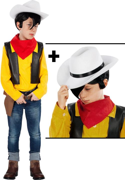 Actual product image Maskworld Lucky Luke Kostüm für Kinder mit Hut (122, 128, 125 B)