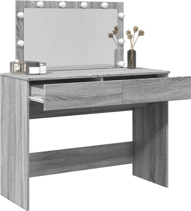 Immagine prodotto VidaXL Tavolino da toilette con illuminazione a LED (100 x 40 x 120 cm)