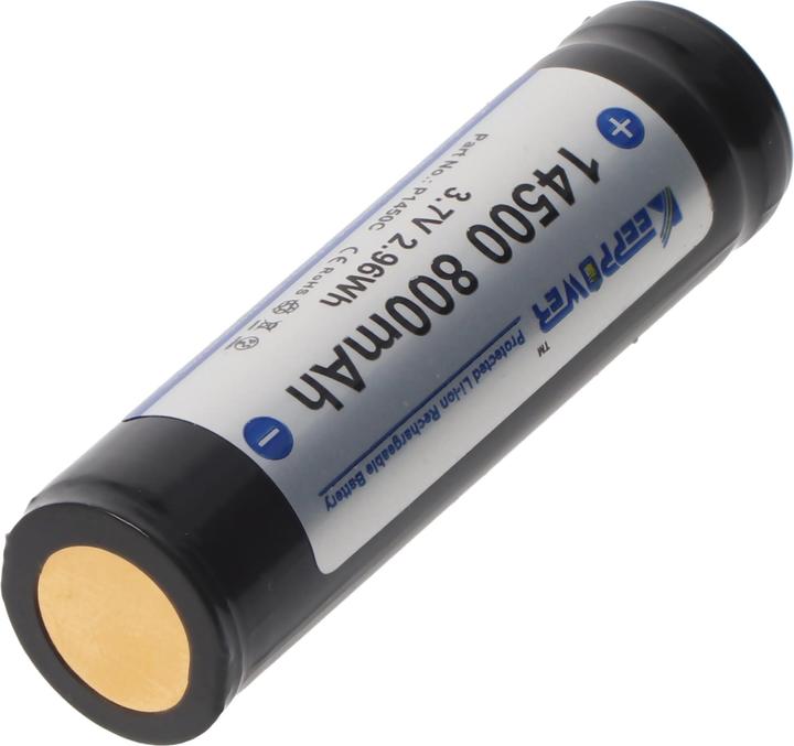 Actual product image Keeppower Battery 14500 (1 pcs., 14500, 800 mAh)