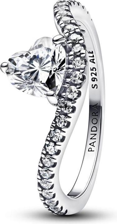 Immagine prodotto Pandora Welliger Pavé Herz Ring (58, 925 Argento)