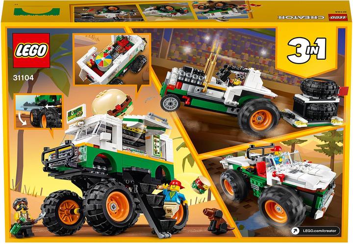 Produktbild LEGO Burger-Monster-Truck (31104, LEGO Creator Expert)
