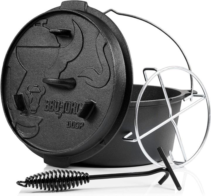 Actual product image BBQ-Toro 11-teiliges Dutch Oven Grill-Set mit Zubehör