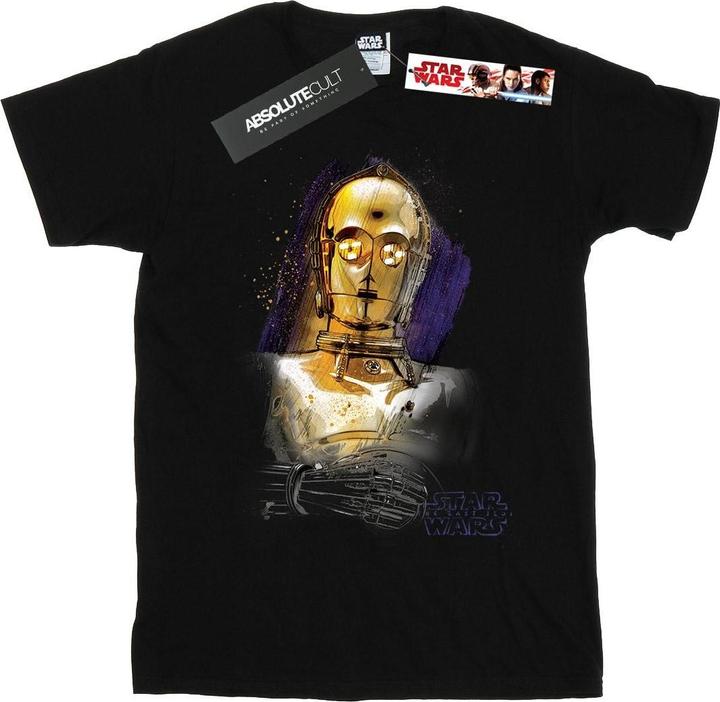 Image du produit Star Wars - T-shirt THE LAST JEDI C-3PO BRUSHED - Femme (3XL)