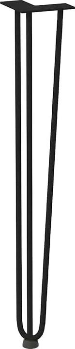 Actual product image VidaXL Hairpin legs 4 pcs. black 72 cm solid steel Hairpin table leg