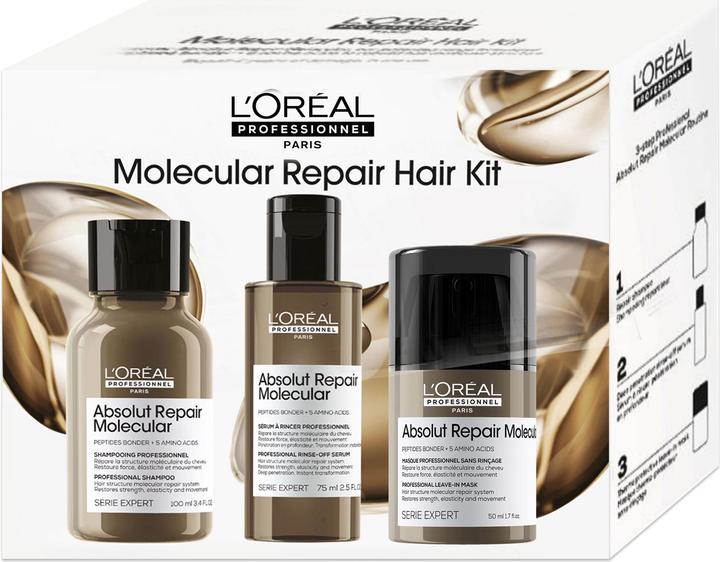 Immagine prodotto L'Oréal Professionnel Absolut Repair Molecular Trio Discovery Kit (Set per la cura dei capelli)