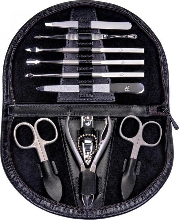 Produktbild Sacher TR850R.0104 - 10-teilig Maniküretui Manikürenset schwarz Leder
