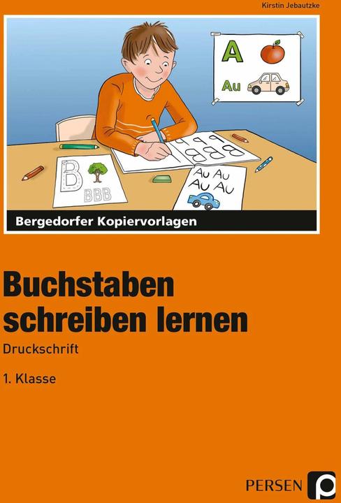 Actual product image Buchstaben schreiben lernen - Druckschrift (German, Kirstin Jebautzke, 2018)