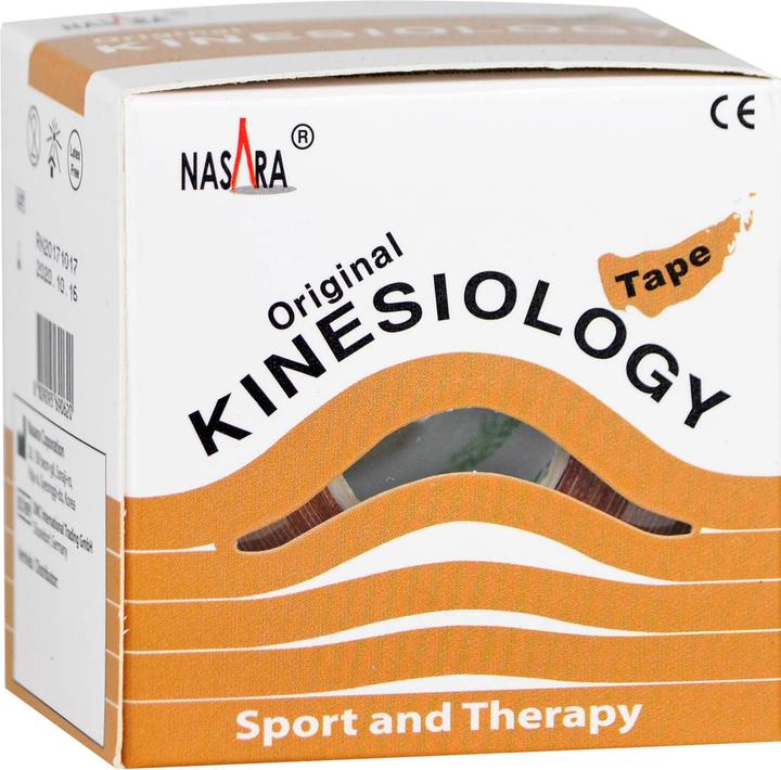Actual product image Mikros NASARA Kinesiology Tape Beige 5cmx5m, 1 pc PFL (5 m)