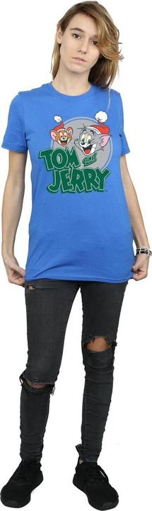 Immagine prodotto Tom & Jerry Christmas Greetings Maglietta Ampia Donna (M)