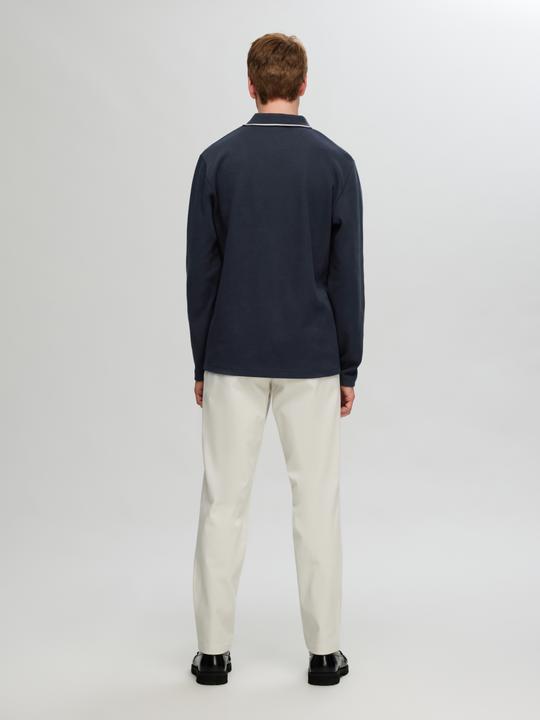 Actual product image Selected Homme Slhclements Detail Ls Polo (L)