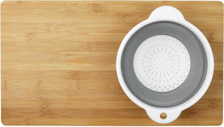 Image du produit Cook Concept Planche à découper avec passoire - Bambou