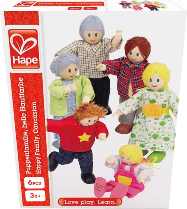 Produktbild Hape Puppenfamilie helle Hautfarbe