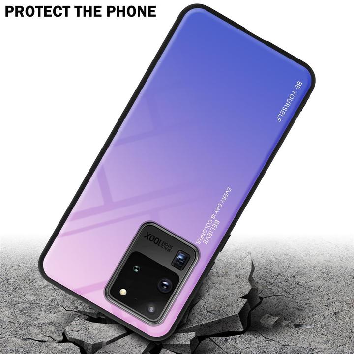 Productafbeelding Cadorabo TPU 2 kleuren glasdekking (Samsung Galaxy S20 Ultra)