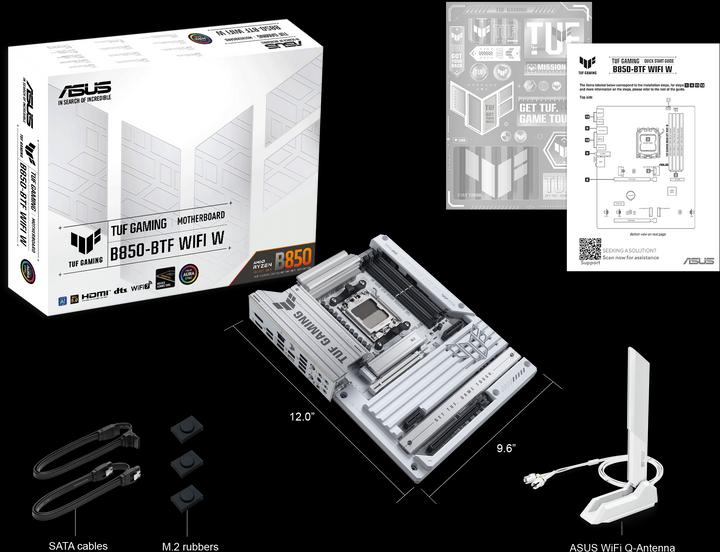 Image du produit ASUS TUF Gaming B850-BTF WIFI W (AM5, AMD B850, ATX)