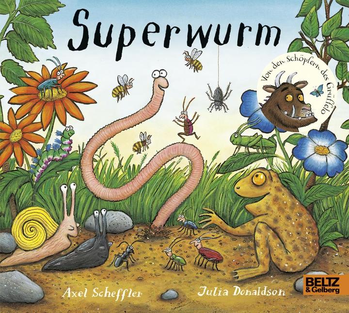 Actual product image Superwurm (German, Axel Scheffler, Julia Donaldson, 2017)