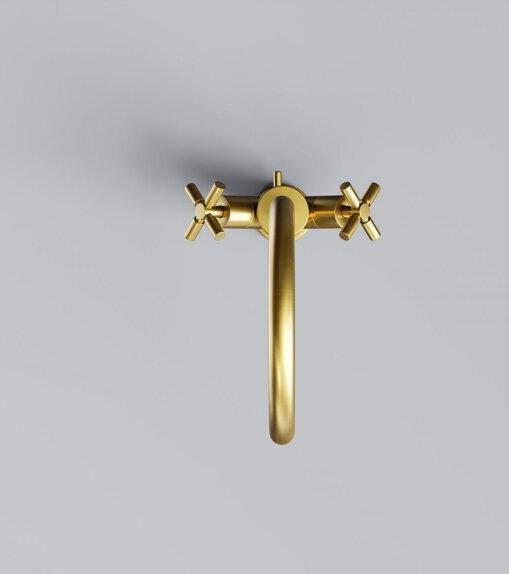 Actual product image Steinberg 250 series basin mixer, swivel, two-handle, with drain set, projection 155mm, 2501500
