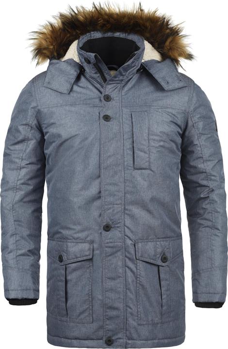 Actual product image Solid Octavus Men's Parka Outdoor Jacket Winter Coat With Teddy Fleece And Fur Hood With Hood (S)