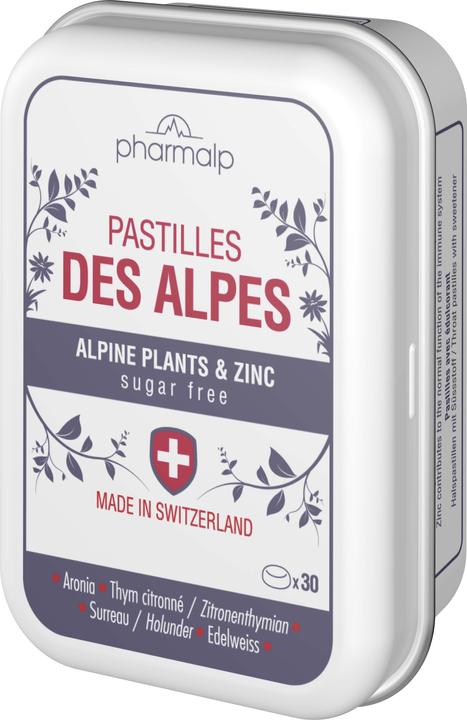 Actual product image Pharmalp Pastilles des Alpes (30 Piece, Pills, 81 g)