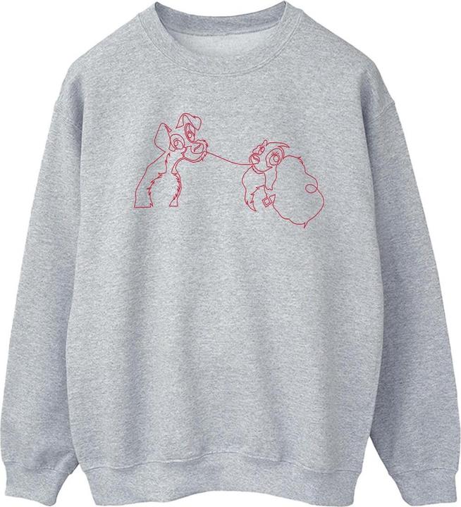 Produktbild Disney Lady And The Tramp Spaghetti Outline Sweatshirt (S)
