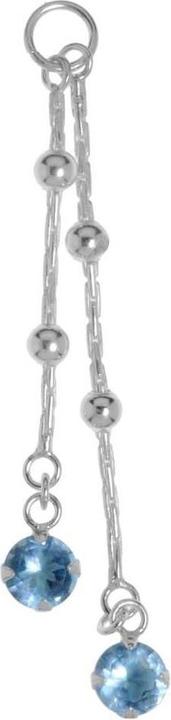 Produktbild Bijouteria Bauchpiercing-Anhänger (Kristall, Silber 925)