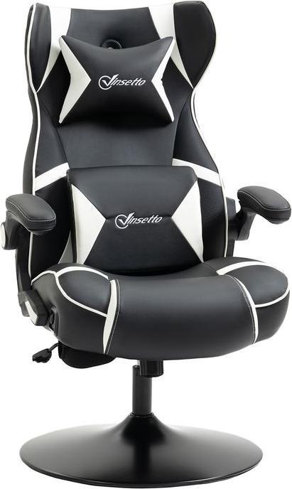 Image du produit Swisshandel24 Chaise de jeu avec fonction bascule Chaise de bureau ergonomique avec haut-parleur Support lombaire
